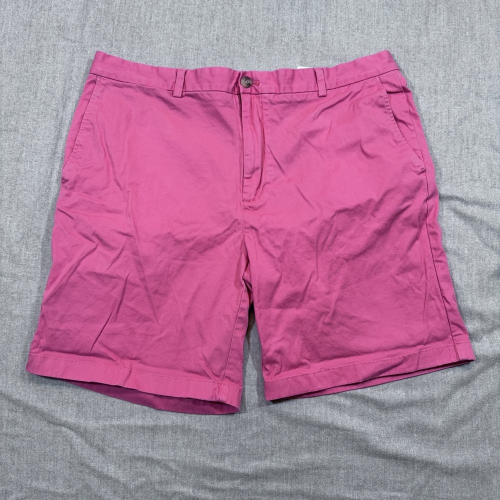 Vineyard Vines Breaker Shorts Mens Size 40 Pink Chino‎ Stretch Casual Cotton